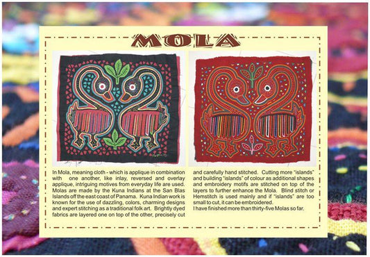 Full Mola by hand course A3-size Design of Own Choice (Duration 6 hours)